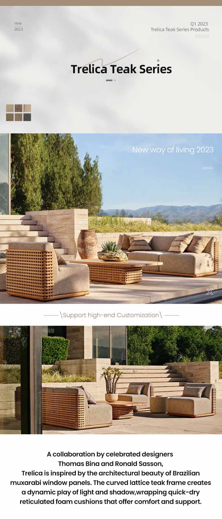 Teak Rectangular Coffee Table