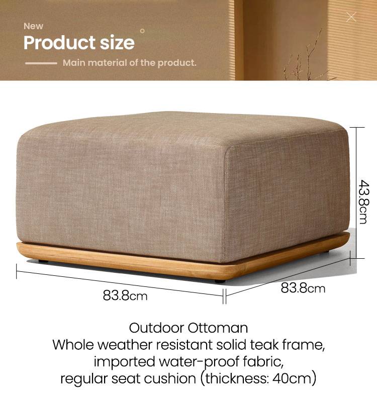 waterproof outdoor ottoman